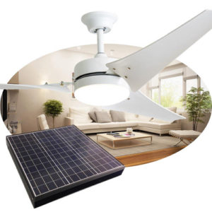 Solar-Powered Ceiling Fans