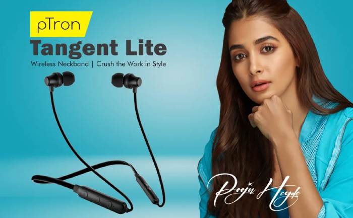 Ptron Tangent Lite Wireless Earphones