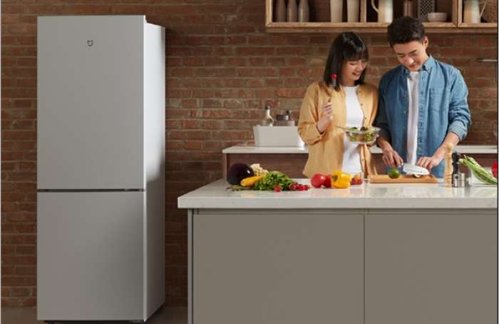 The Xiaomi Mijia Small Refrigerator with Double Door