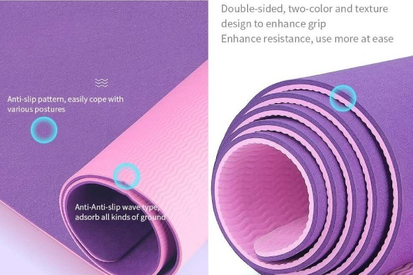 Twofold-Sided Yoga Mat