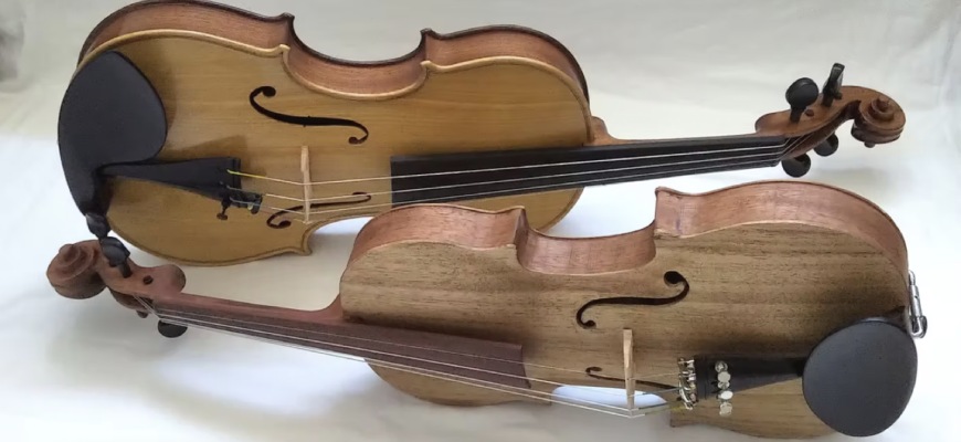 African wood Violin