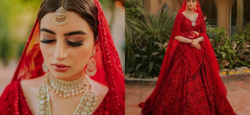 Bridal Sindoori Red Lehenga