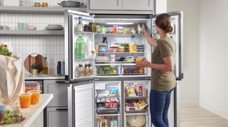 Refrigerator Keeping Food Fresh and Safe