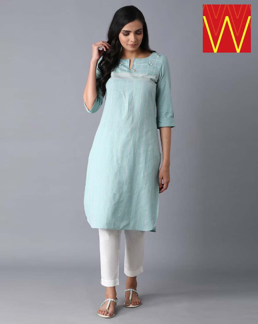 Cotton Casual Wear W Brand Kurtis, Wash Care: Dry clean at Rs 249/piece in  New Delhi