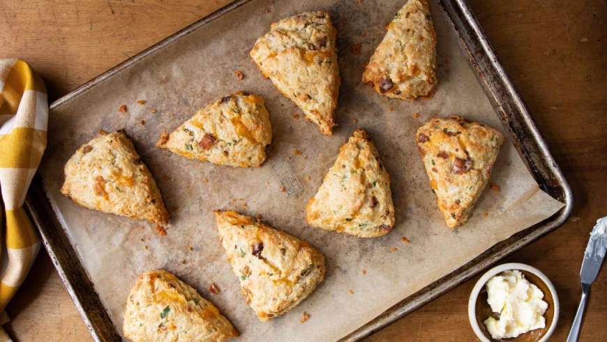Herb And Bacon Scones